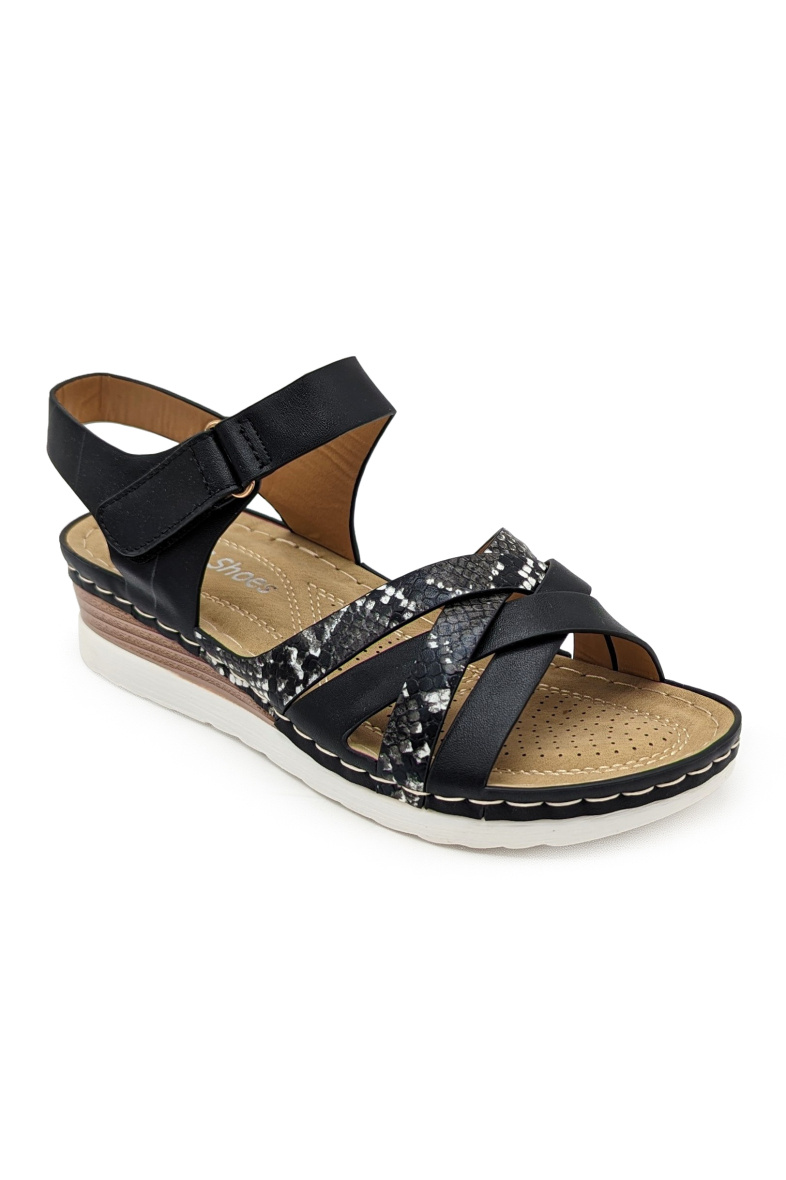 Wholesaler CHC SHOES - Snake pattern scratch sandal