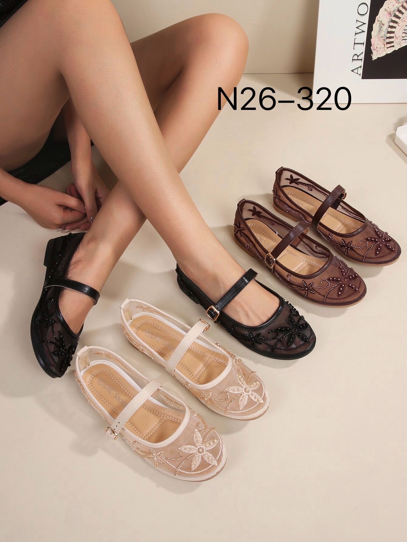 Grossiste CHC SHOES - Mary Jane en dentelle