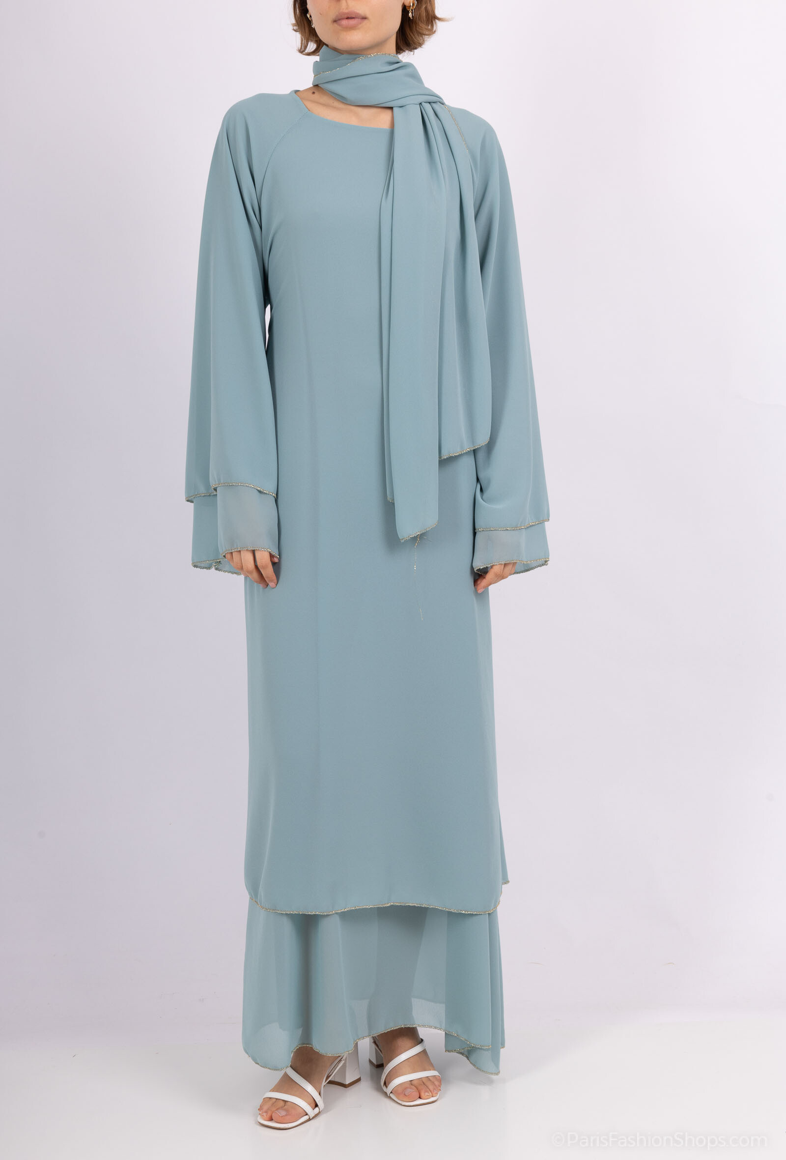 Wholesaler CHEN MODE - Elegant Abaya with scarf