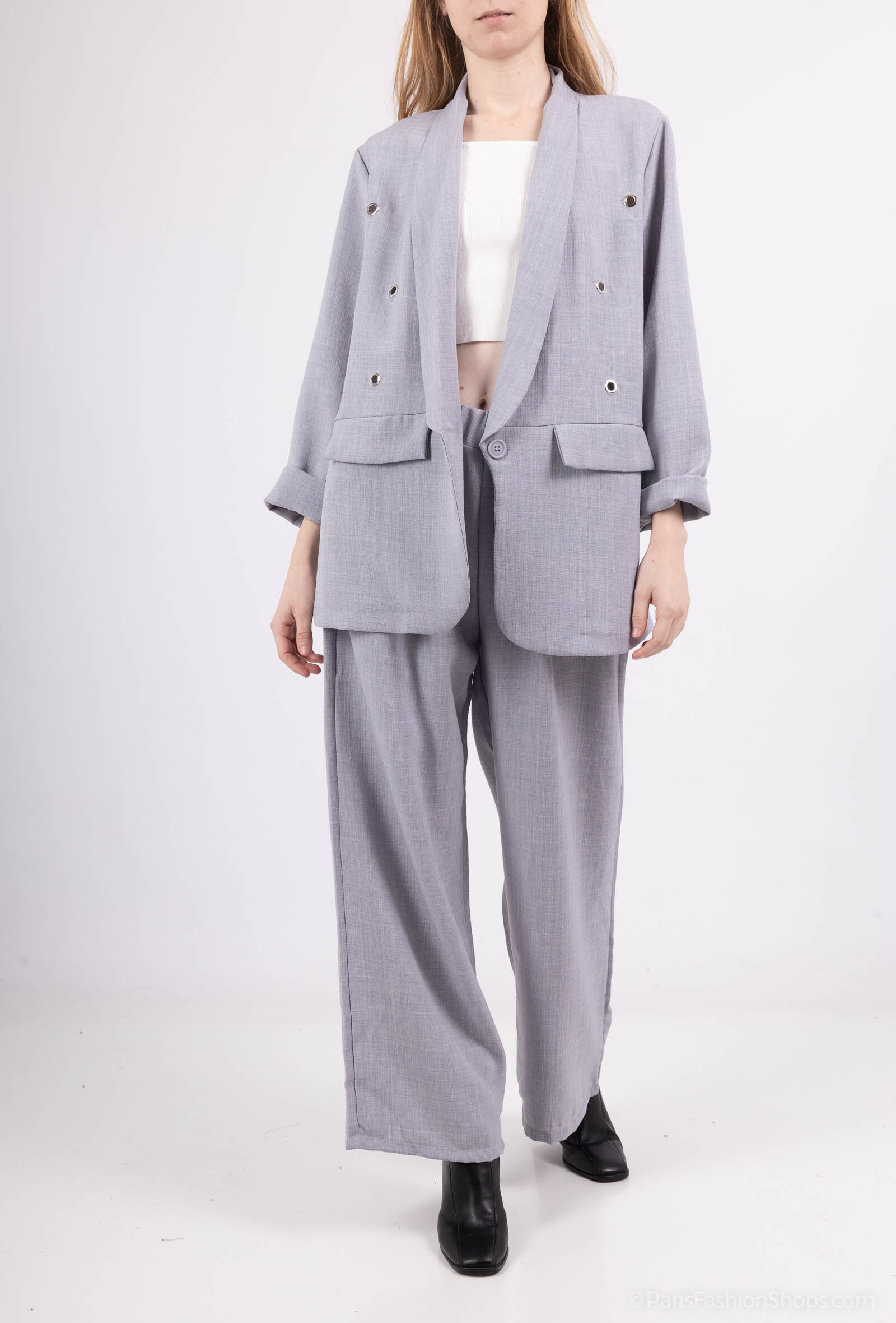 Wholesaler CHEN MODE - Elegant blazer with rings curls