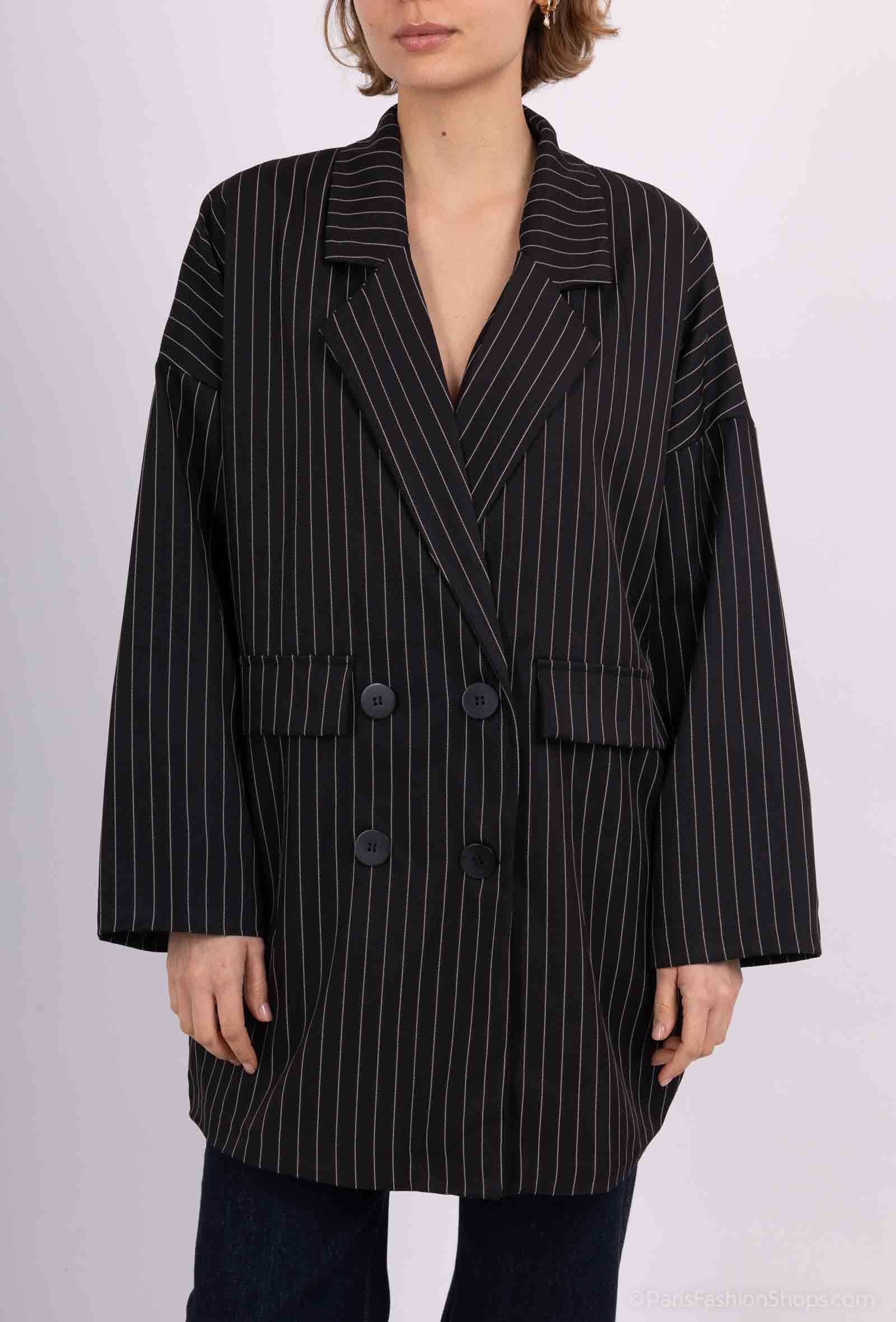 Wholesaler CHEN MODE - Blazer with elegant stripes-the essential of your wardrobe!