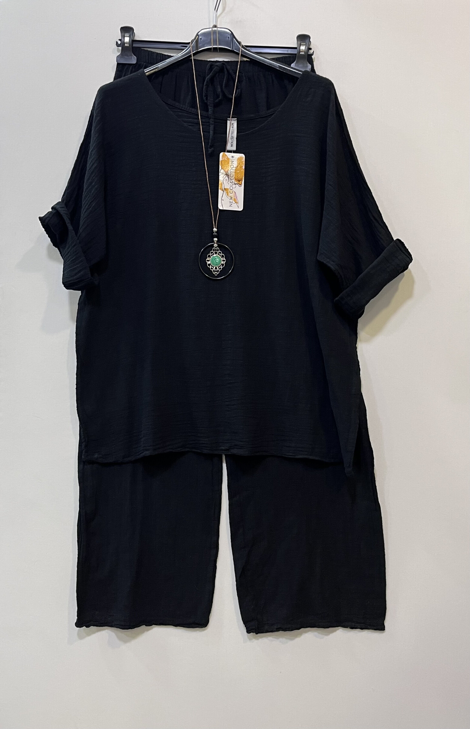 Großhändler CHEN MODE - Baumwoll- und Halsketten -Set - der essentielle Chic bis natürlich