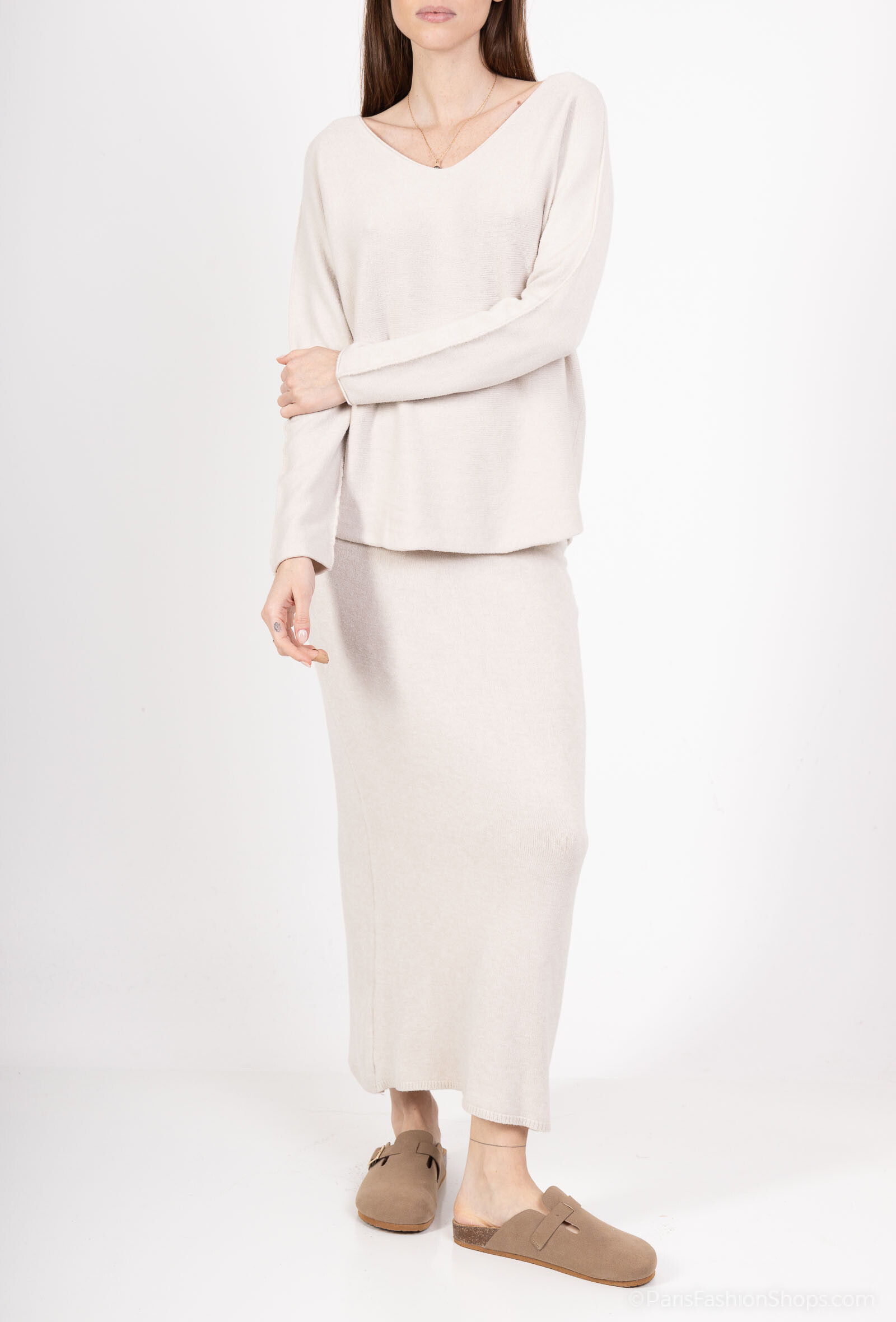 Wholesaler CHEN MODE - Refined long skirt