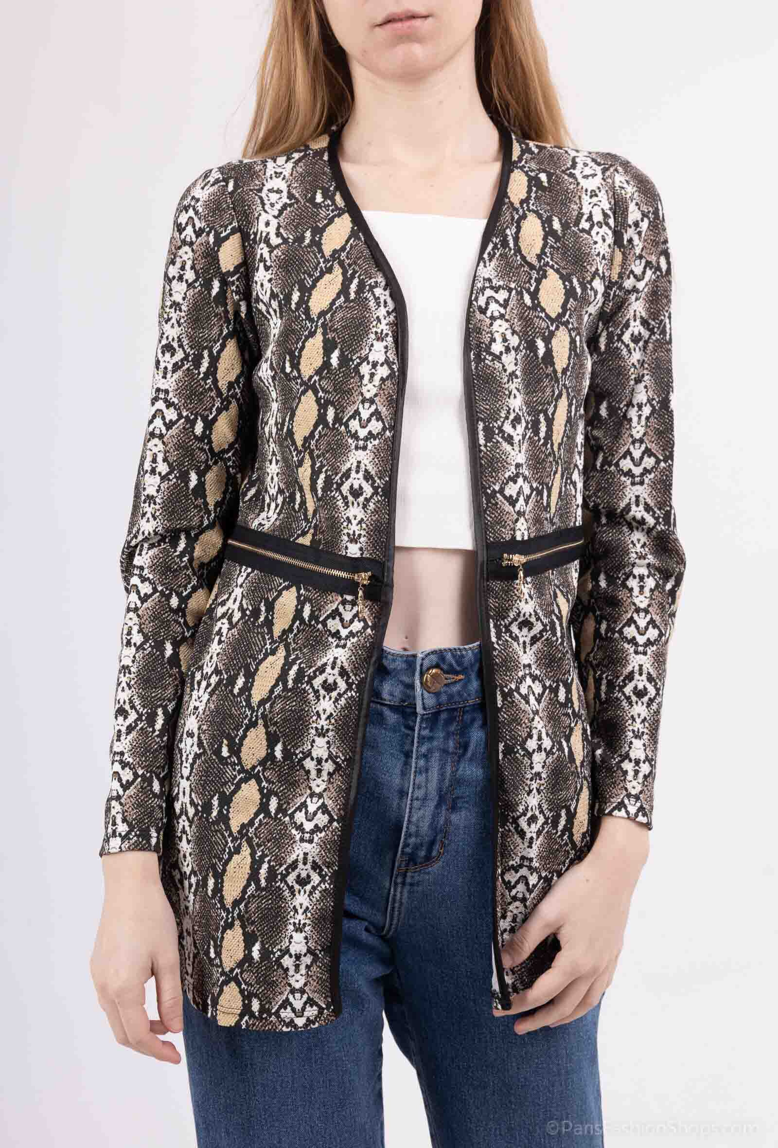 Wholesaler CHEN MODE - Snake -skinned vest