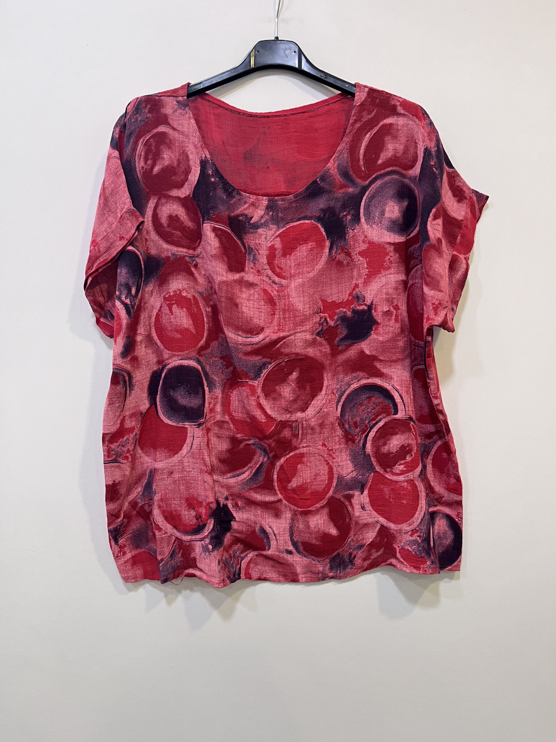Mayorista CHEN MODE - Patrón de camiseta de algodón de algodón y botones falsos
