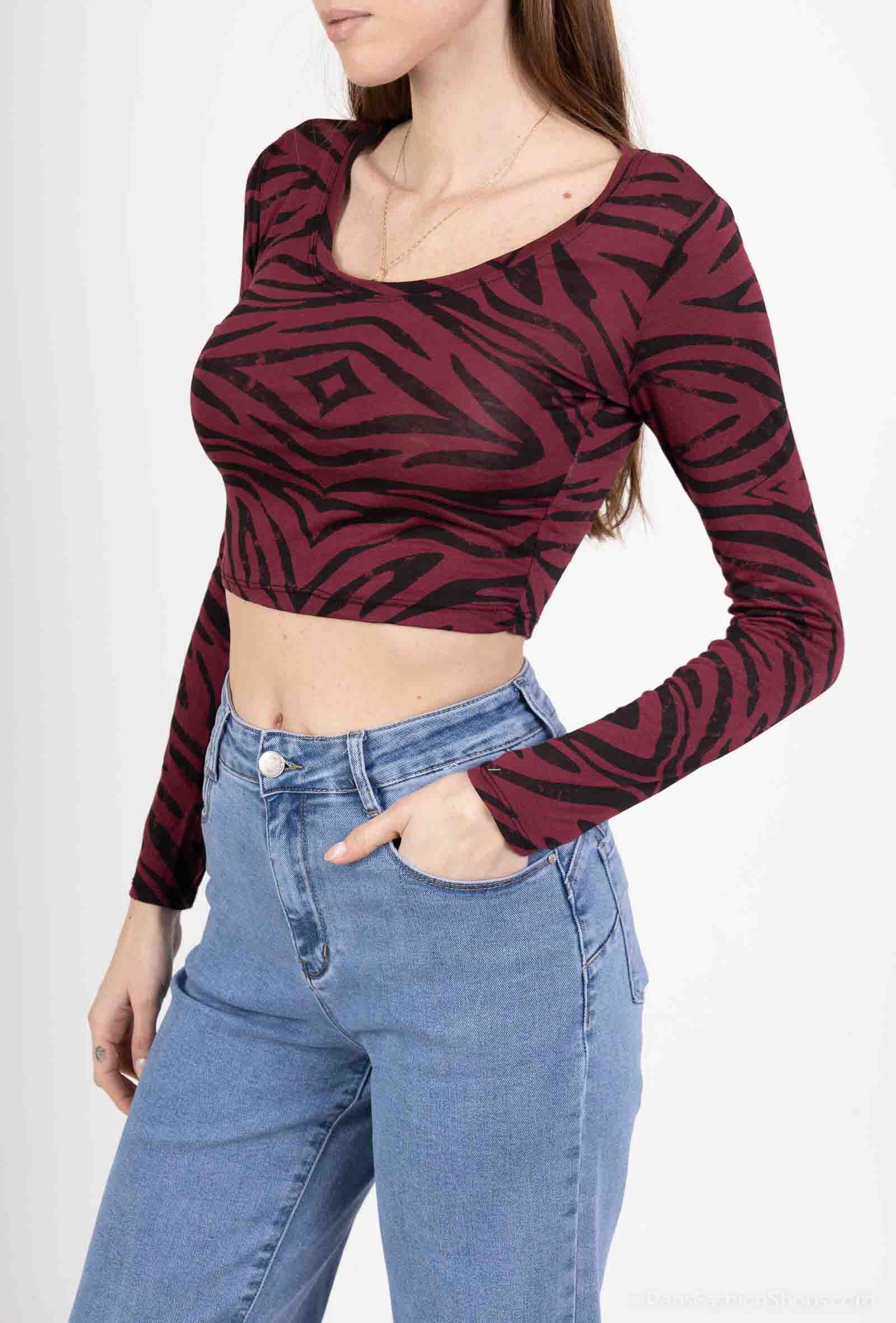 Wholesaler CHEN MODE - Crop top with pattern