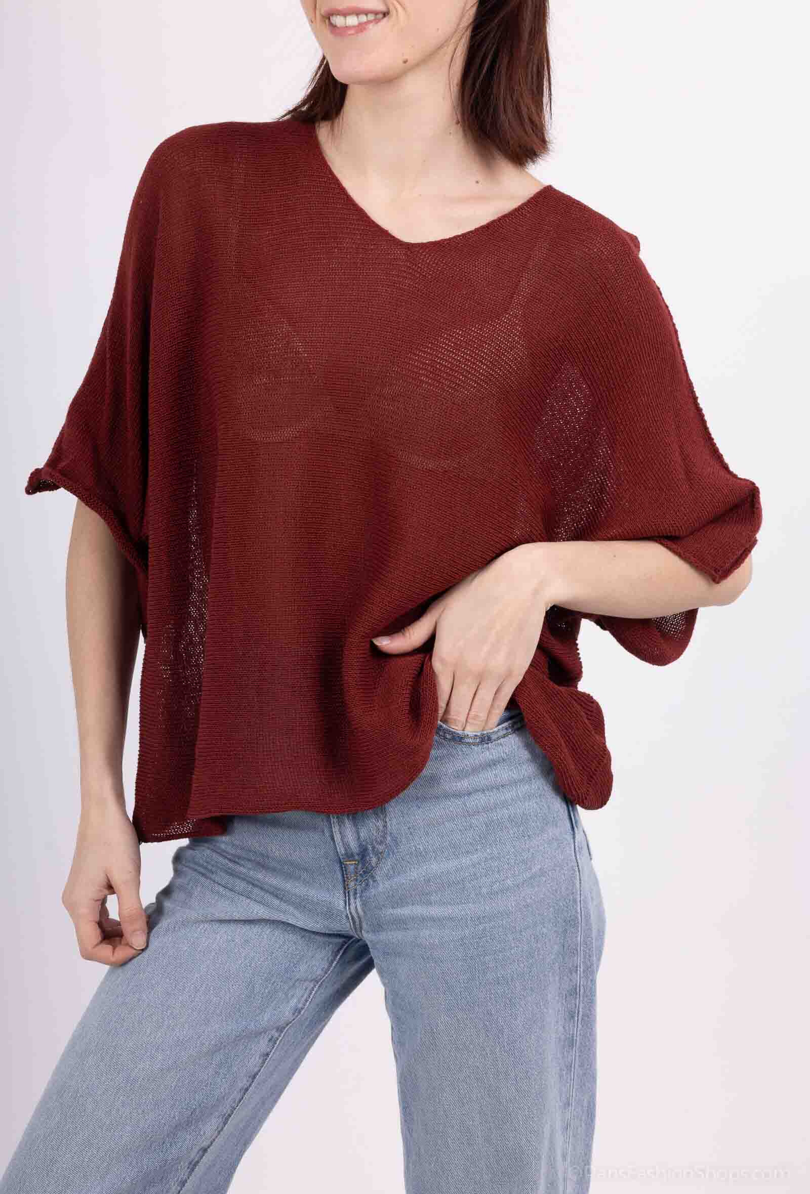 Wholesaler CHEN MODE - Small Top Elegant V -neck - Comfort and Style on a daily basis