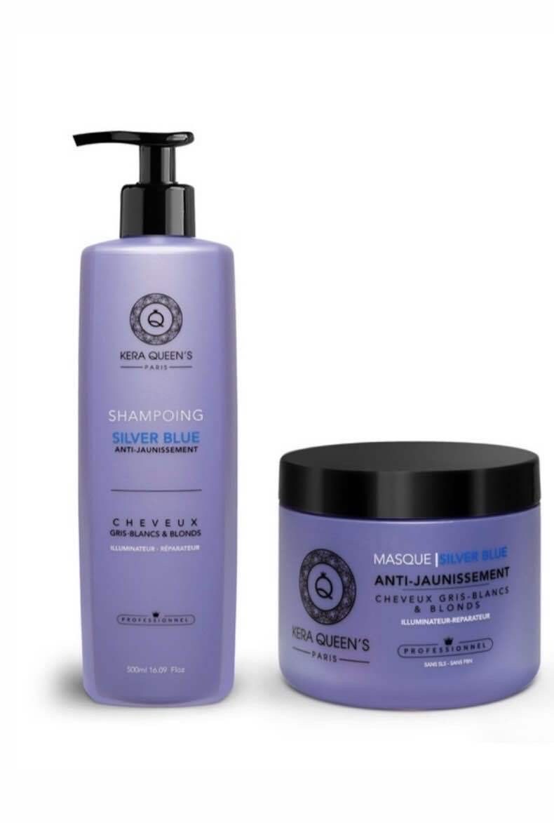 Grossiste Chere Suzanne - Duo keratine silver blue