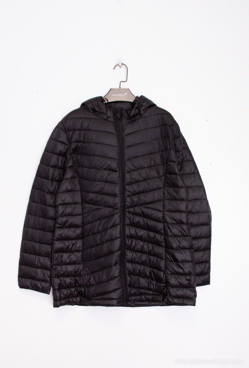 Wholesaler Cherry Berry - Women's half long down jacket