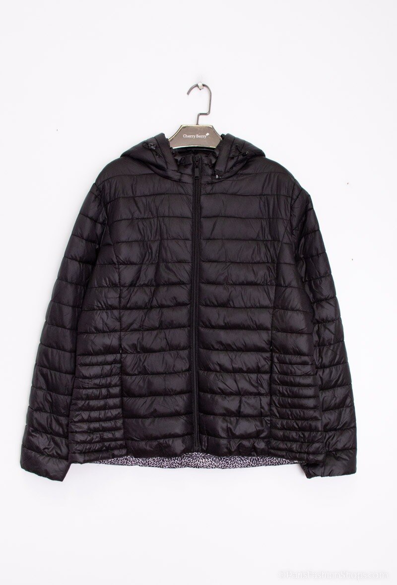 Wholesaler Cherry Berry - Women's padded jacket with removable hood, printed interior