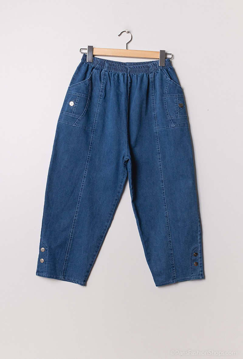 Wholesaler Cherry Berry - Elastic waist denim pants