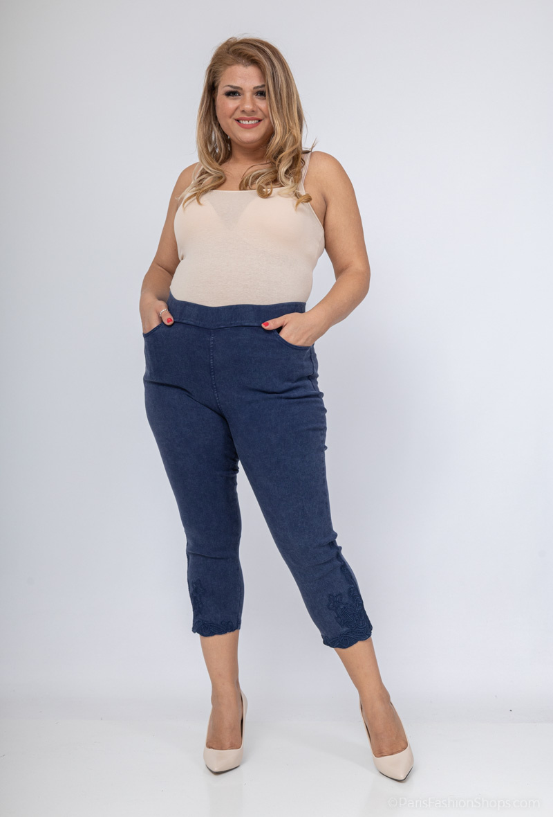 Wholesaler Cherry Berry - Cropped denim pants