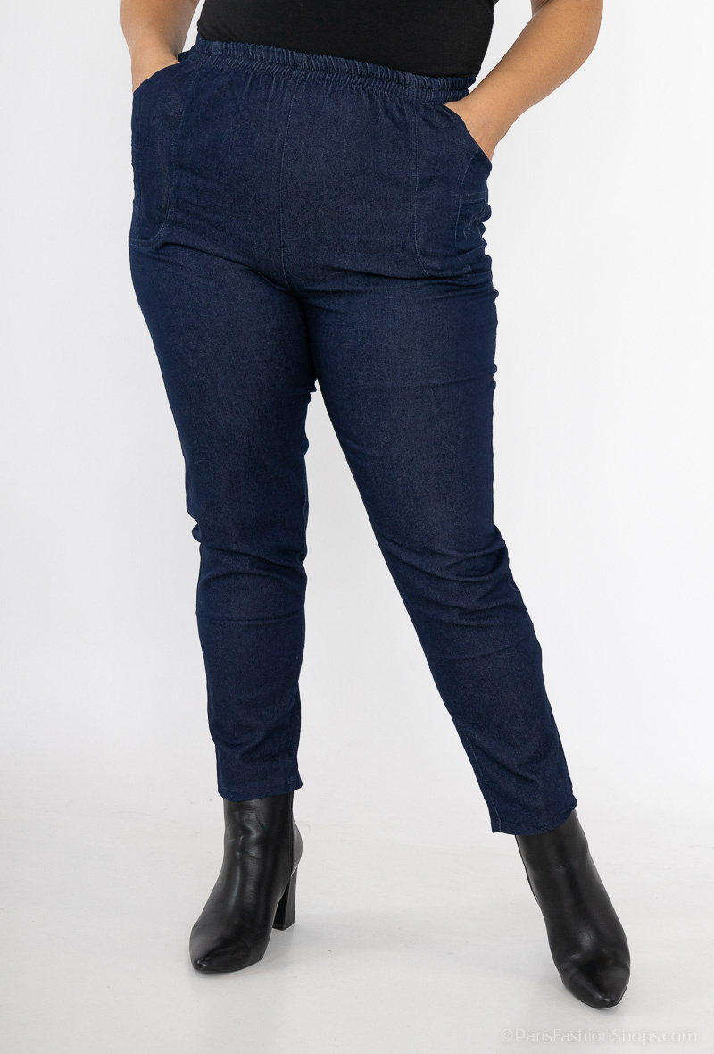 Wholesaler Cherry Berry - Elastic waist denim pants
