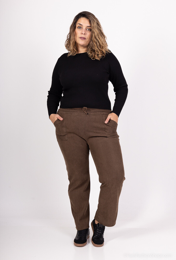 Wholesaler Cherry Berry - Fleece-lined velvet pants