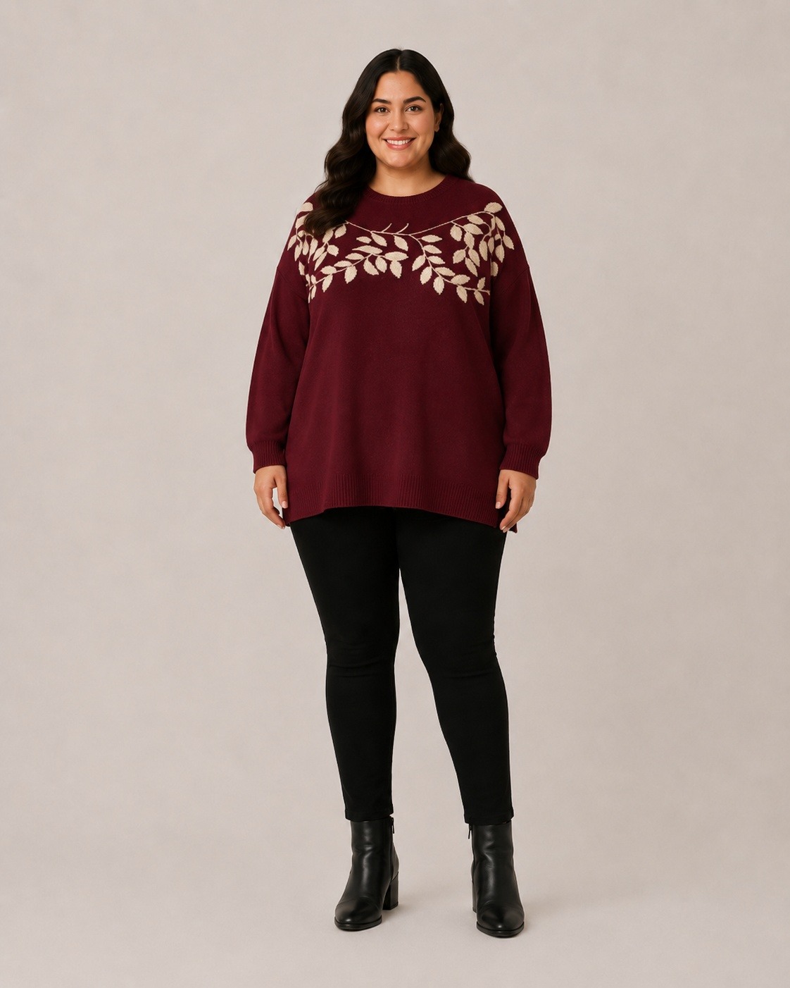 Grossista Cherry Berry - Maglione taglia grande donna – Rif. P11859