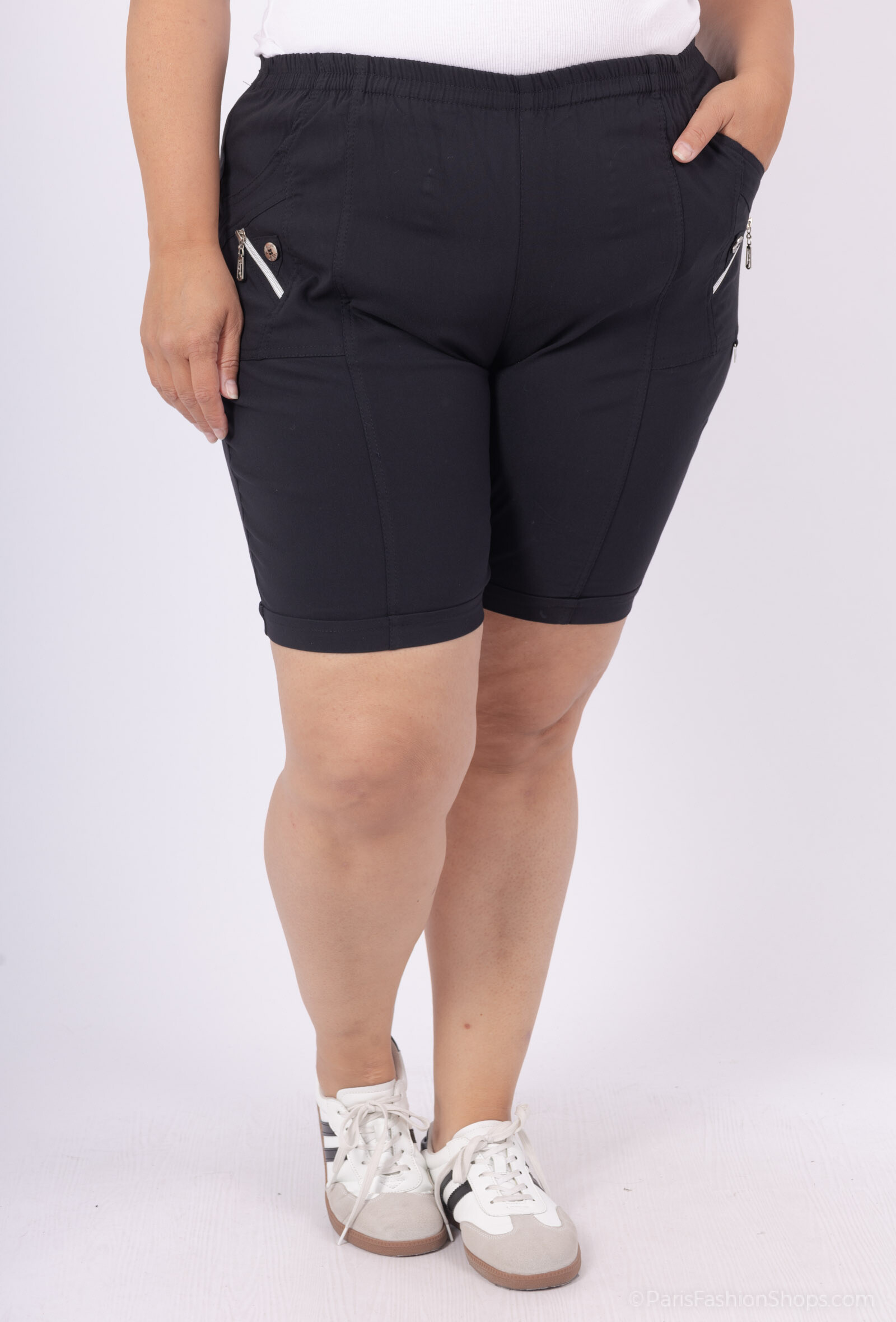 Mayorista Cherry Berry - Bermudas de mujer con cintura elástica