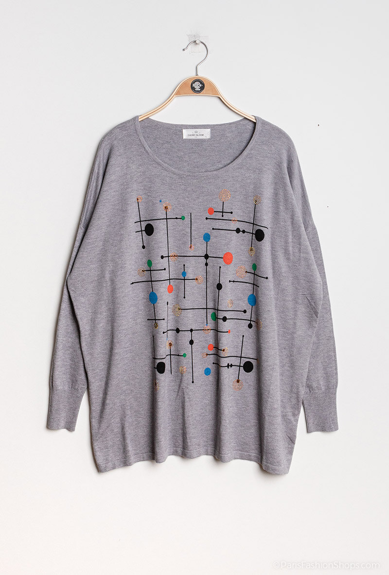 Wholesaler Cherry Bloom Grande Taille - PULL