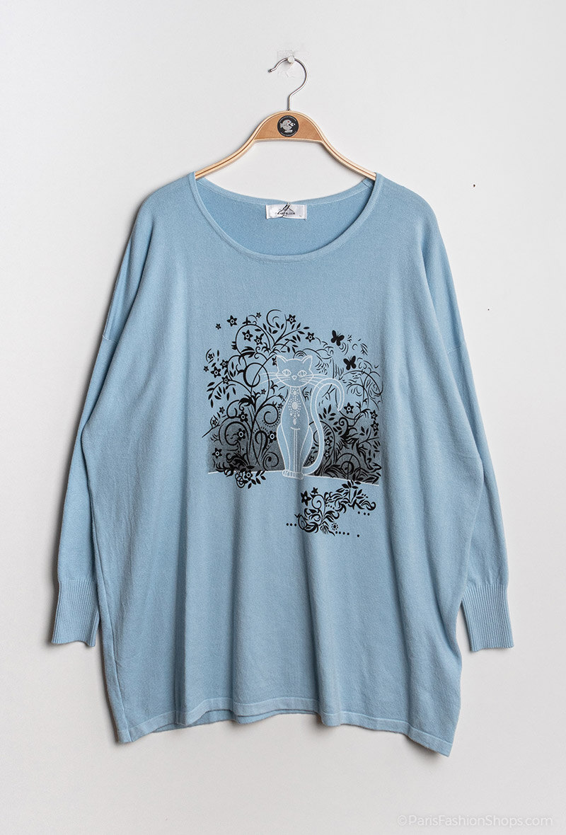 Wholesaler Cherry Bloom Grande Taille - PULL