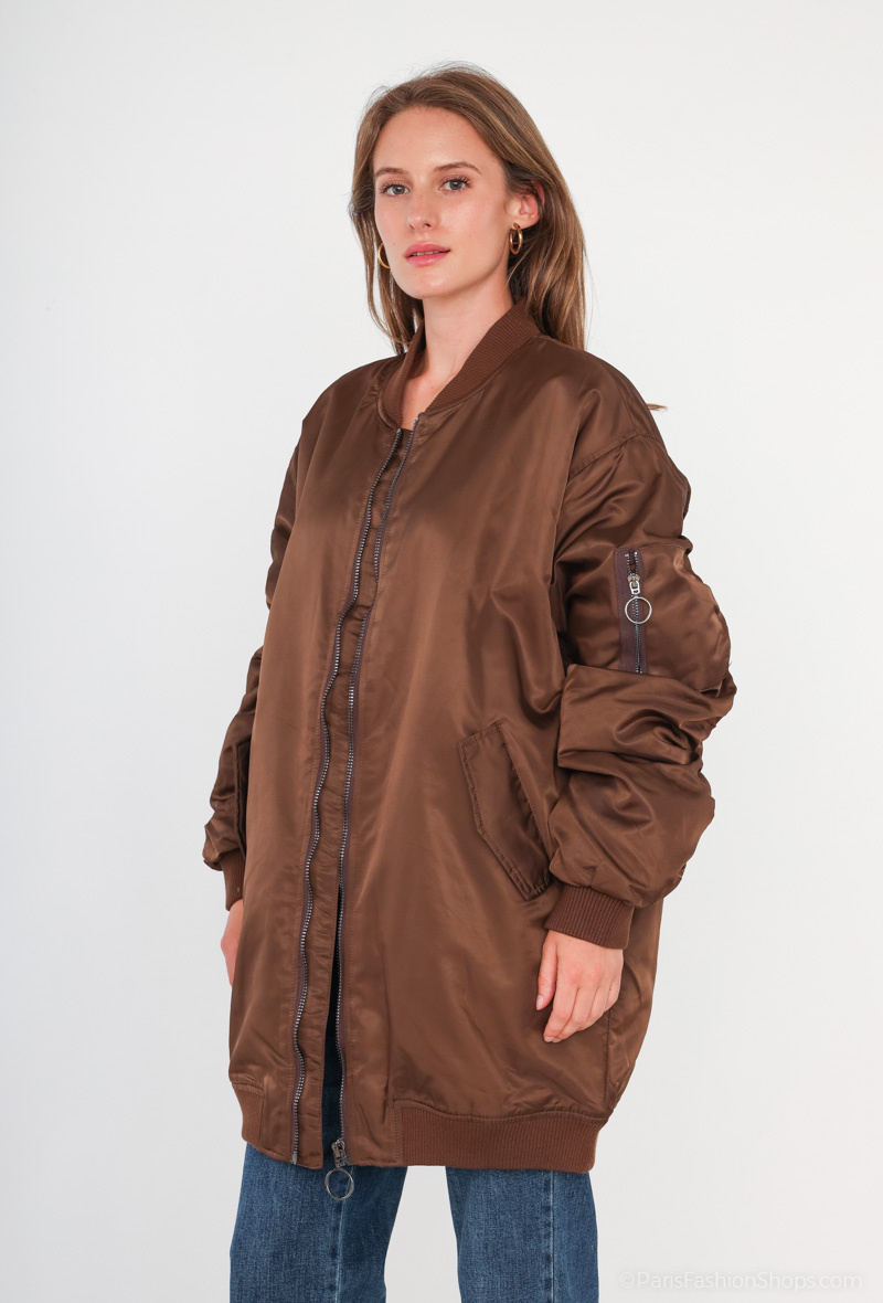 Grossiste Cherry Koko - BLOUSON BOMBES OVERSIZE  MI-LONG