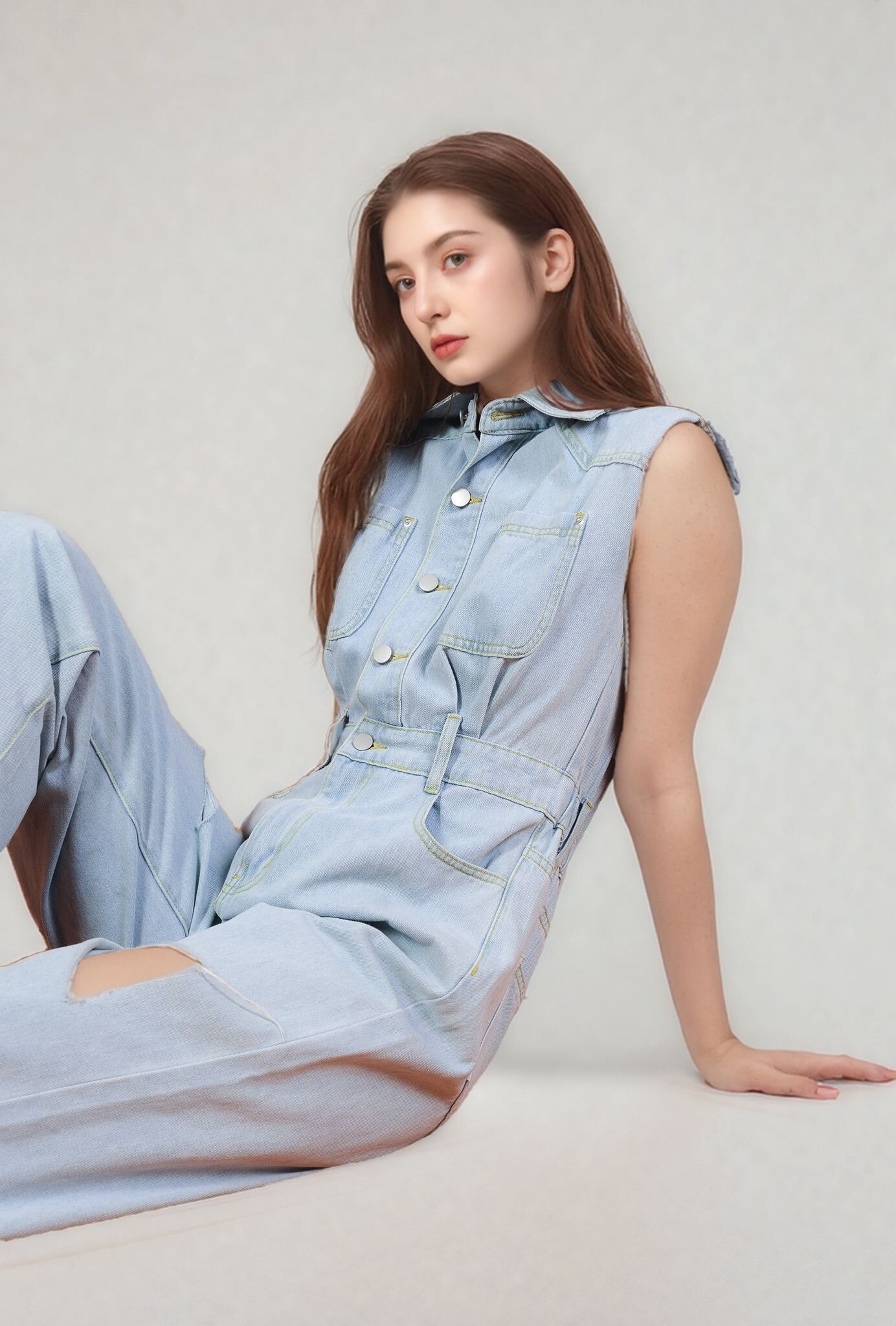 Grossiste Cherry Koko - Combinaison en jean