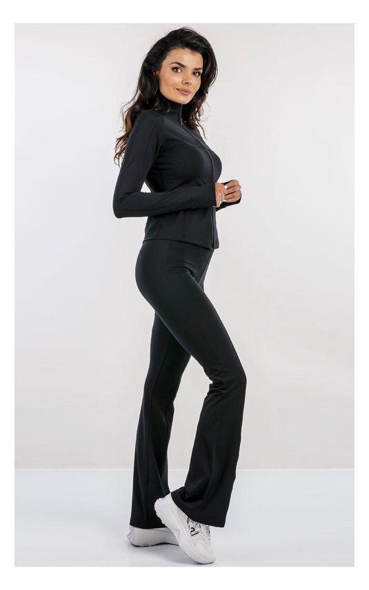 Grossiste Cherry Koko - KYRA – Ensemble sport veste zippée et pantalon évasé, doublé polaire épais