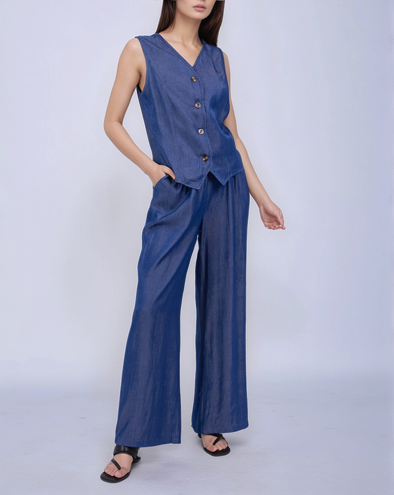 Wholesaler Cherry Koko - Denim vest set