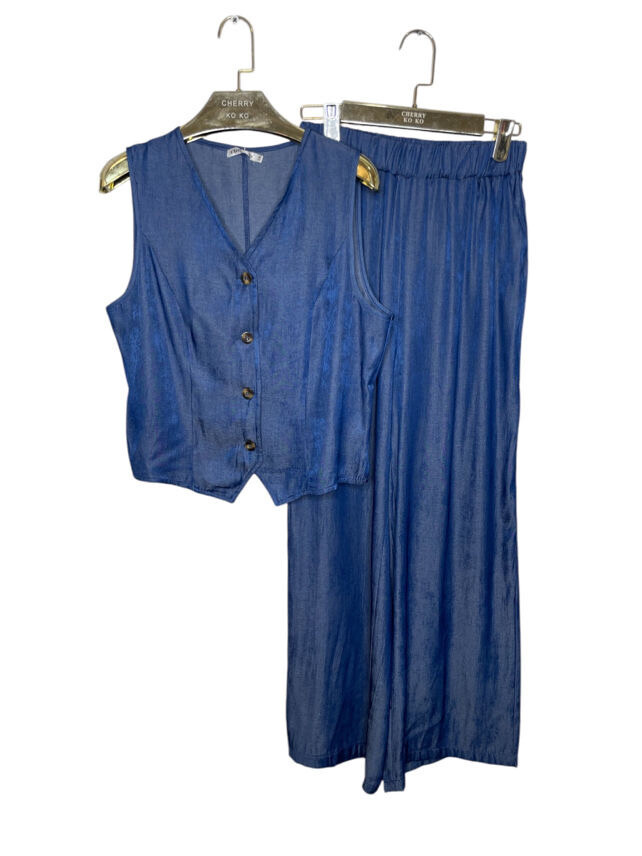 Wholesaler Cherry Koko - Denim vest set