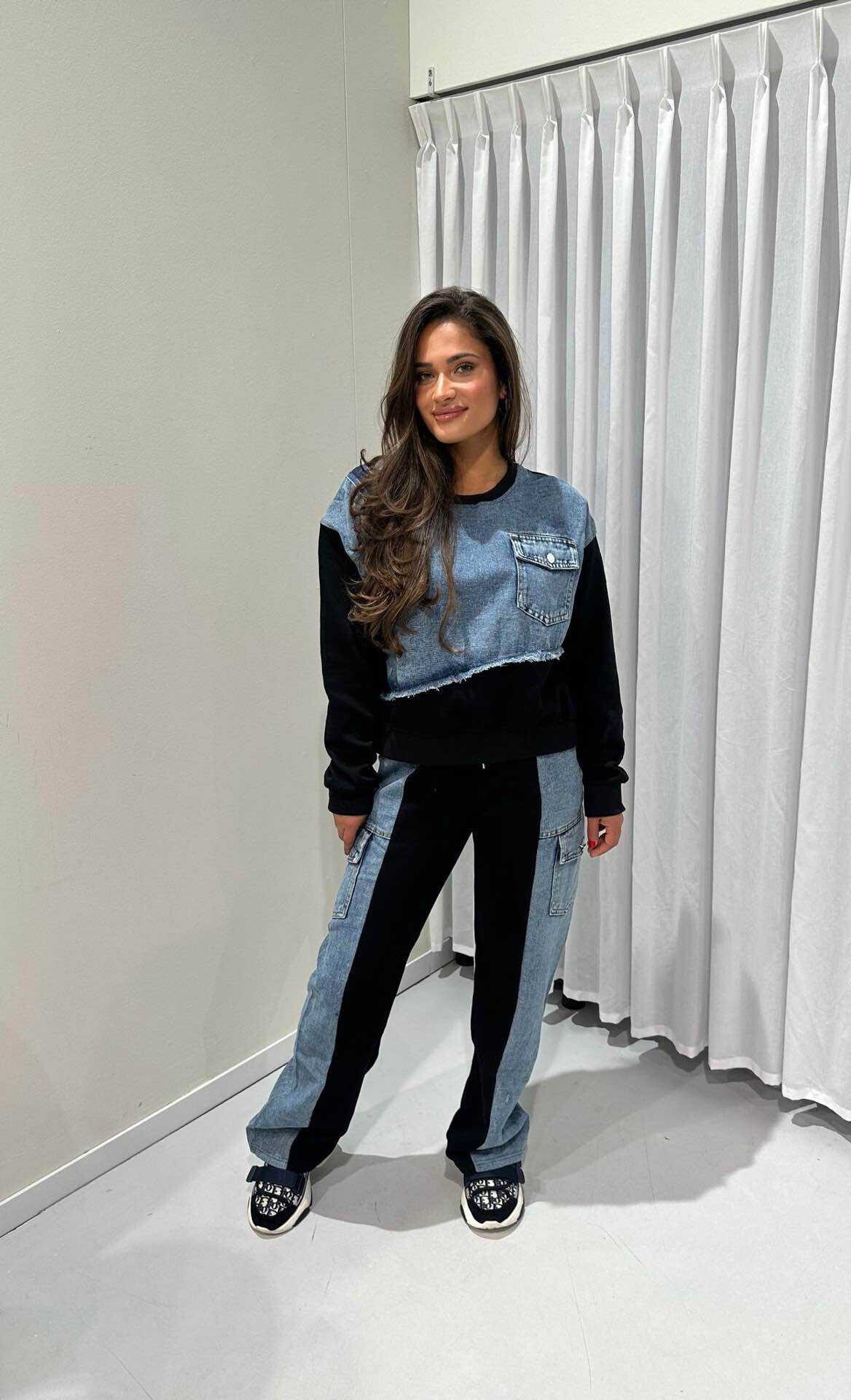 Wholesaler Cherry Koko - Denim-double material jogging set
