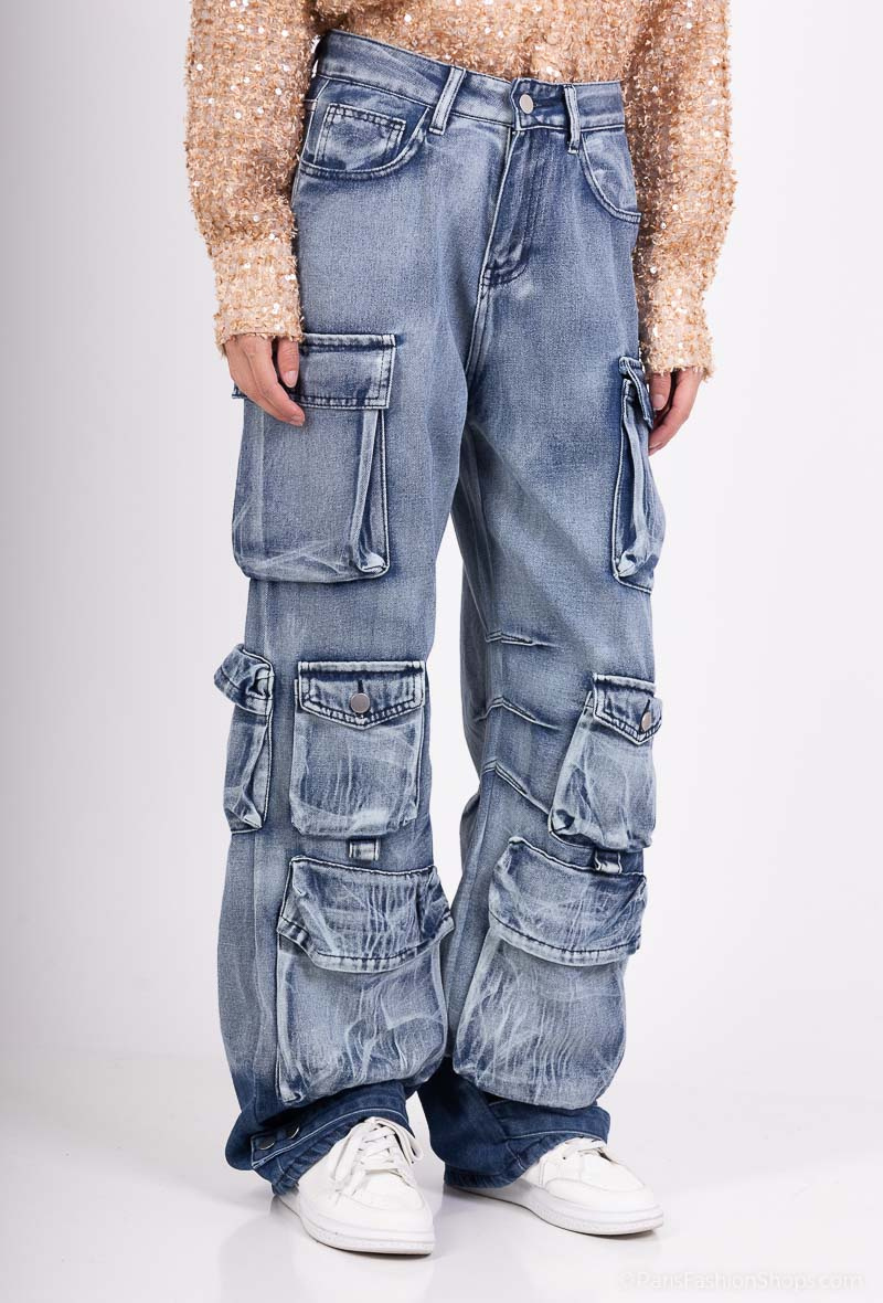 Wholesaler Cherry Koko - Cargo jeans with pockets