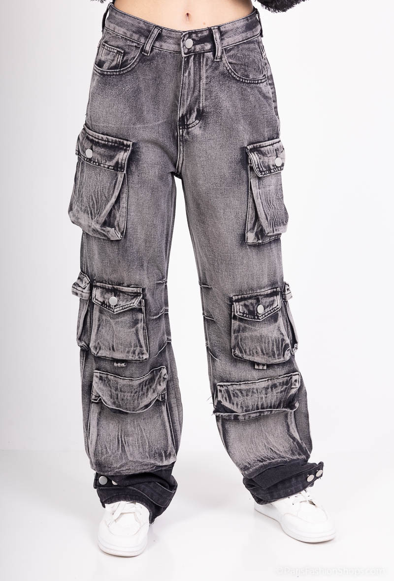 Wholesaler Cherry Koko - Cargo jeans with pockets