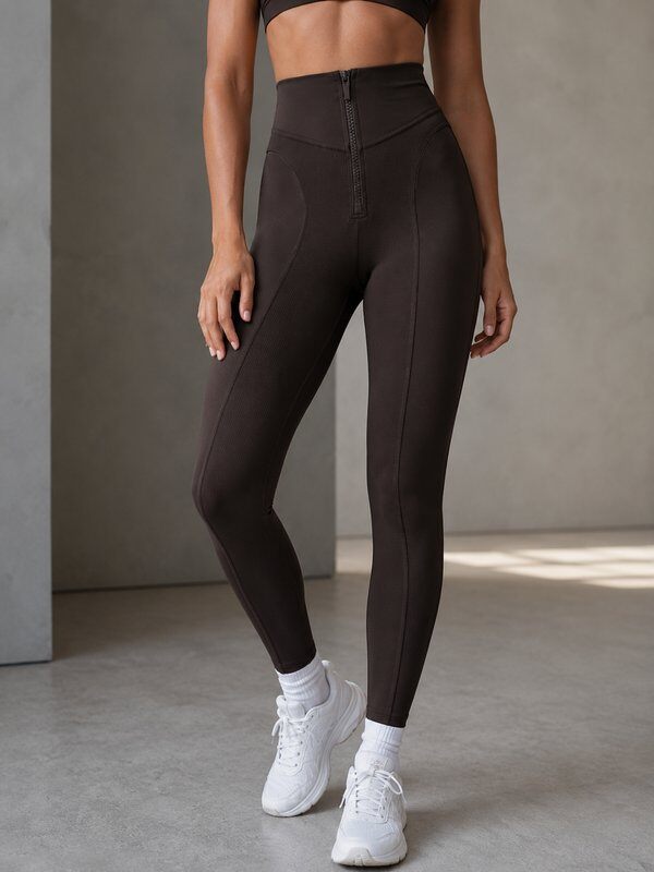 Großhändler Cherry Koko - PULSE 26 – Formende Sportleggings mit Reißverschluss