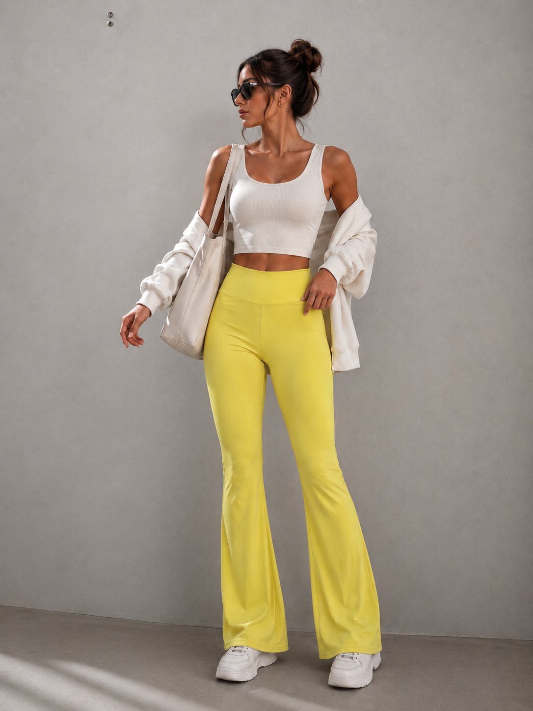 Großhändler Cherry Koko - PULSE 26 – Hochtaillierte Push-Up-Skulptur Flare Leggings