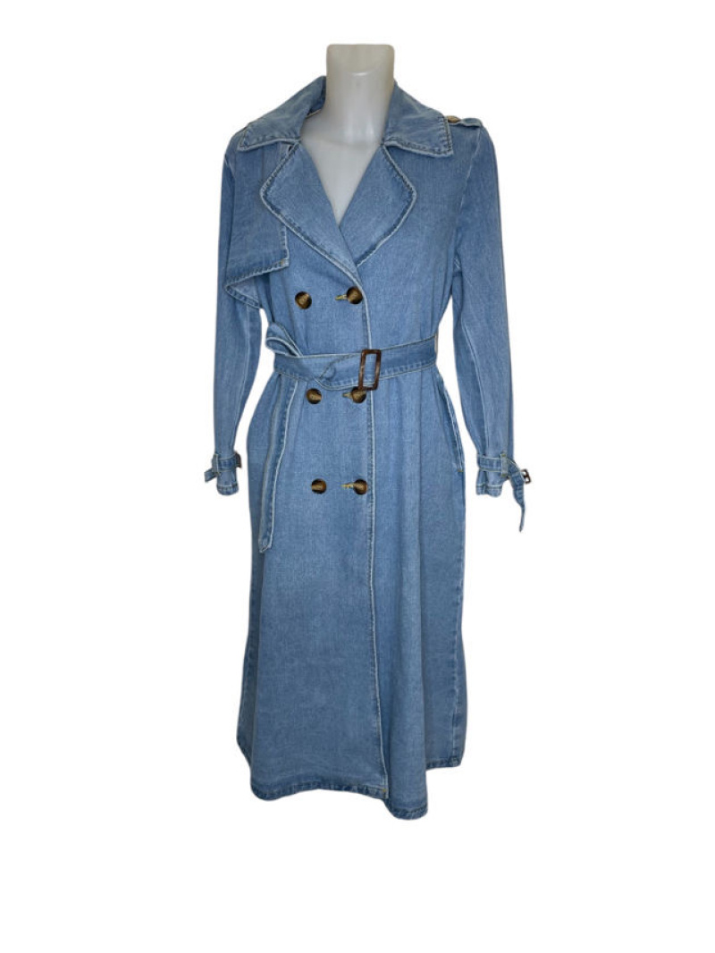 Wholesaler Cherry Koko - Long denim Trench coat