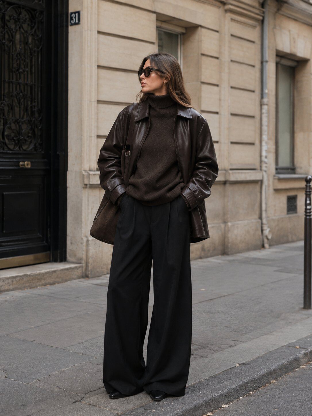 Grossiste Cherry Koko - ÉLÉA – Pantalon tailleur fluide à jambes larges