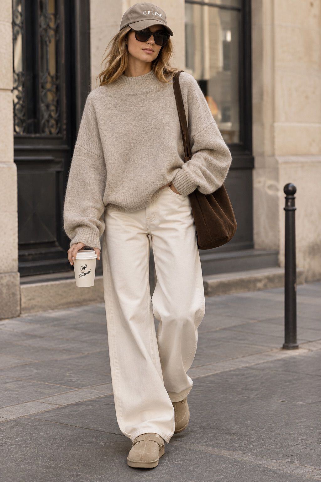 Großhändler Cherry Koko - ALPINE – Oversize-Pullover aus weichem Strick mit hohem Kragen