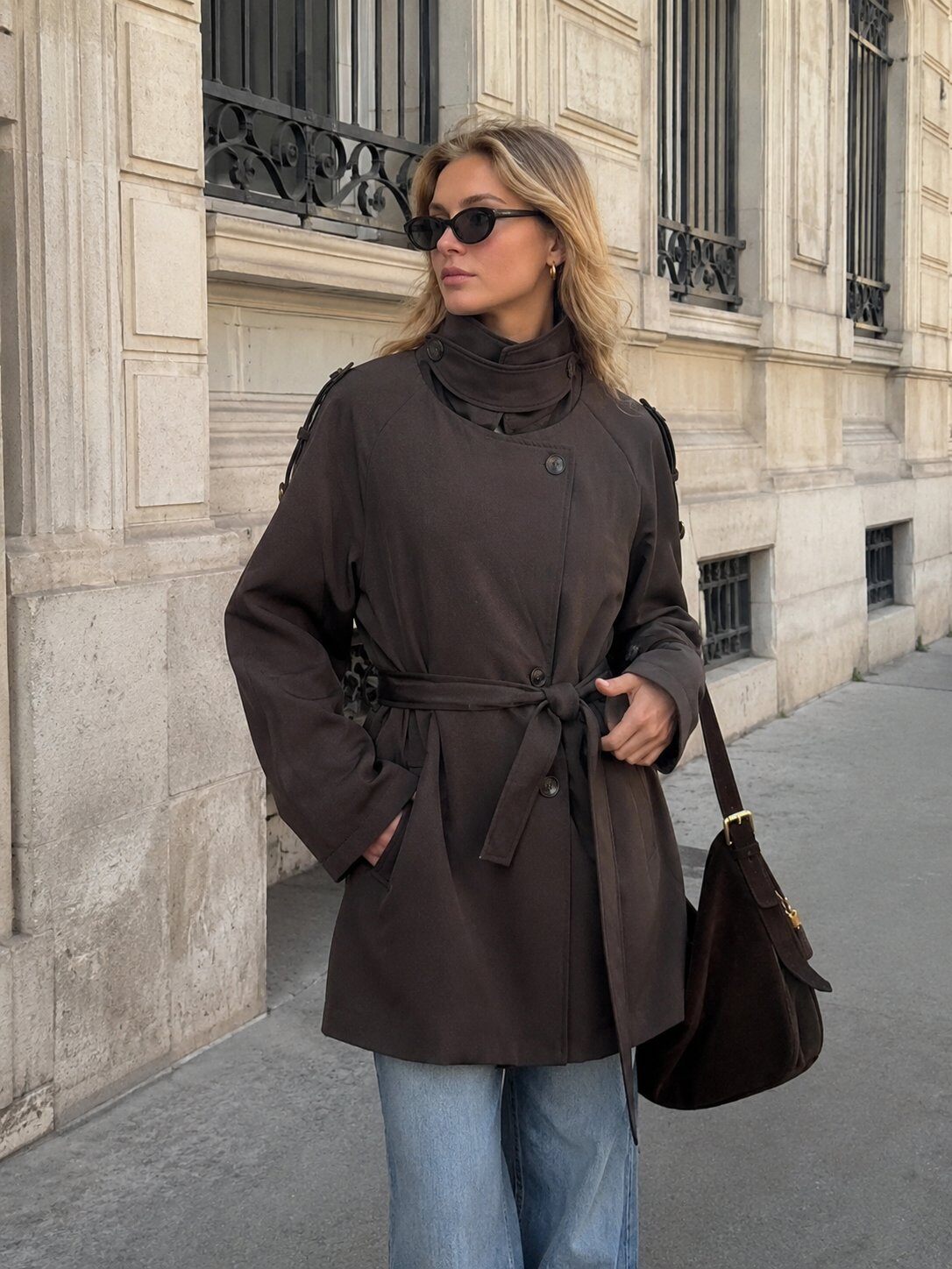 Wholesaler Cherry Koko - LUMEA – Belted jacket with a wrap collar