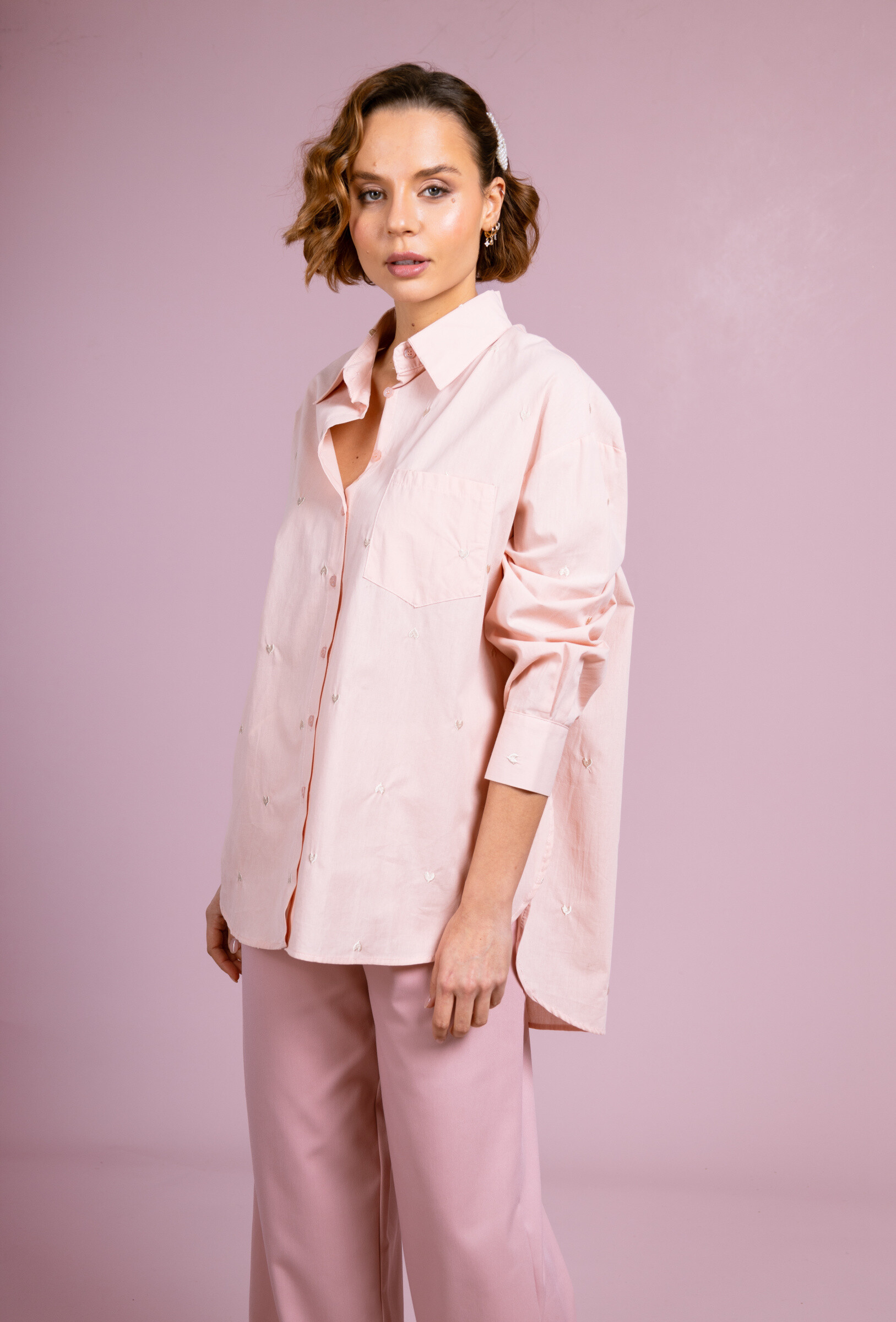 Wholesaler Cherry Paris - United shirt with Hillary core embroidery