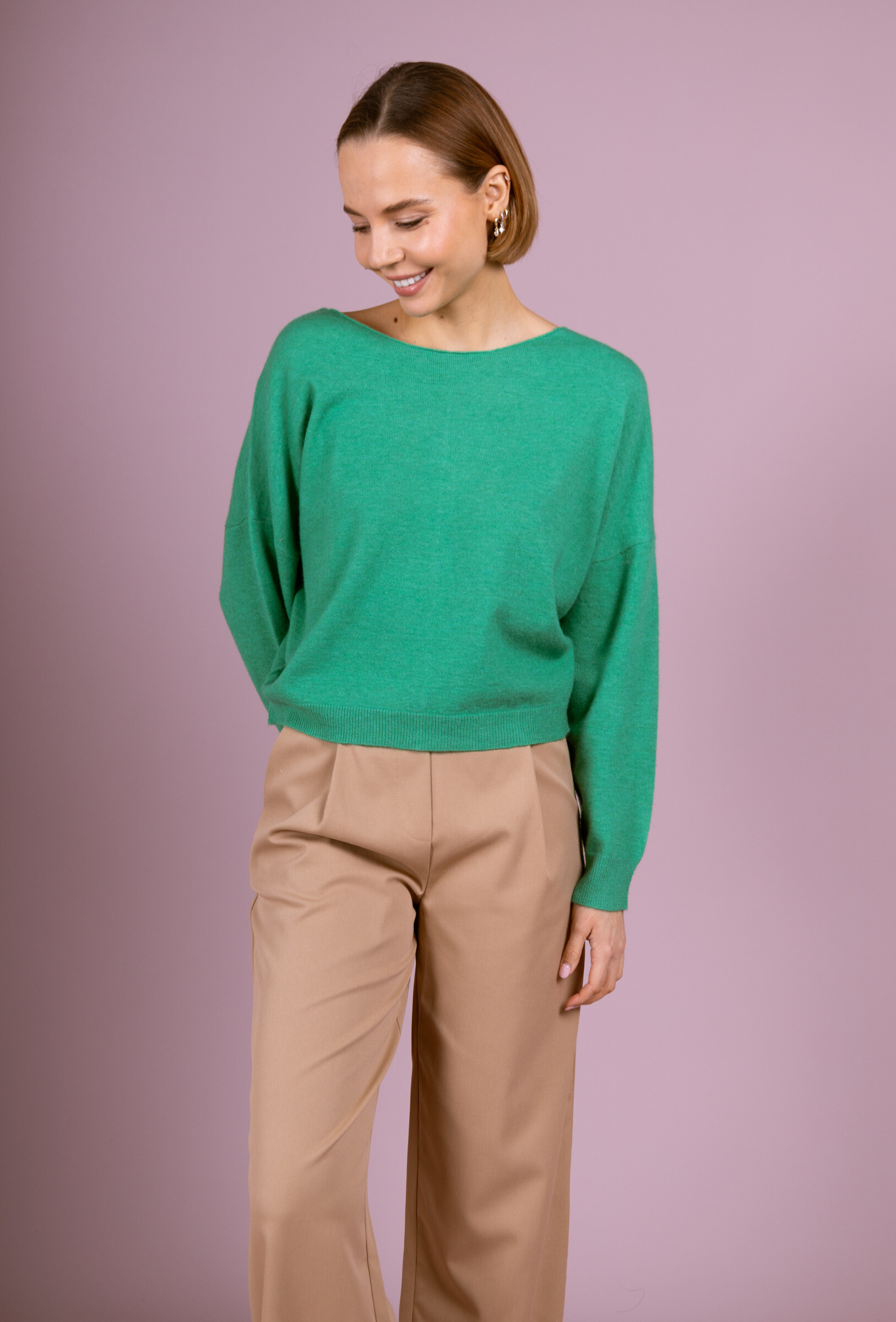 Wholesaler Cherry Paris - NANCIE basic boat neck sweater