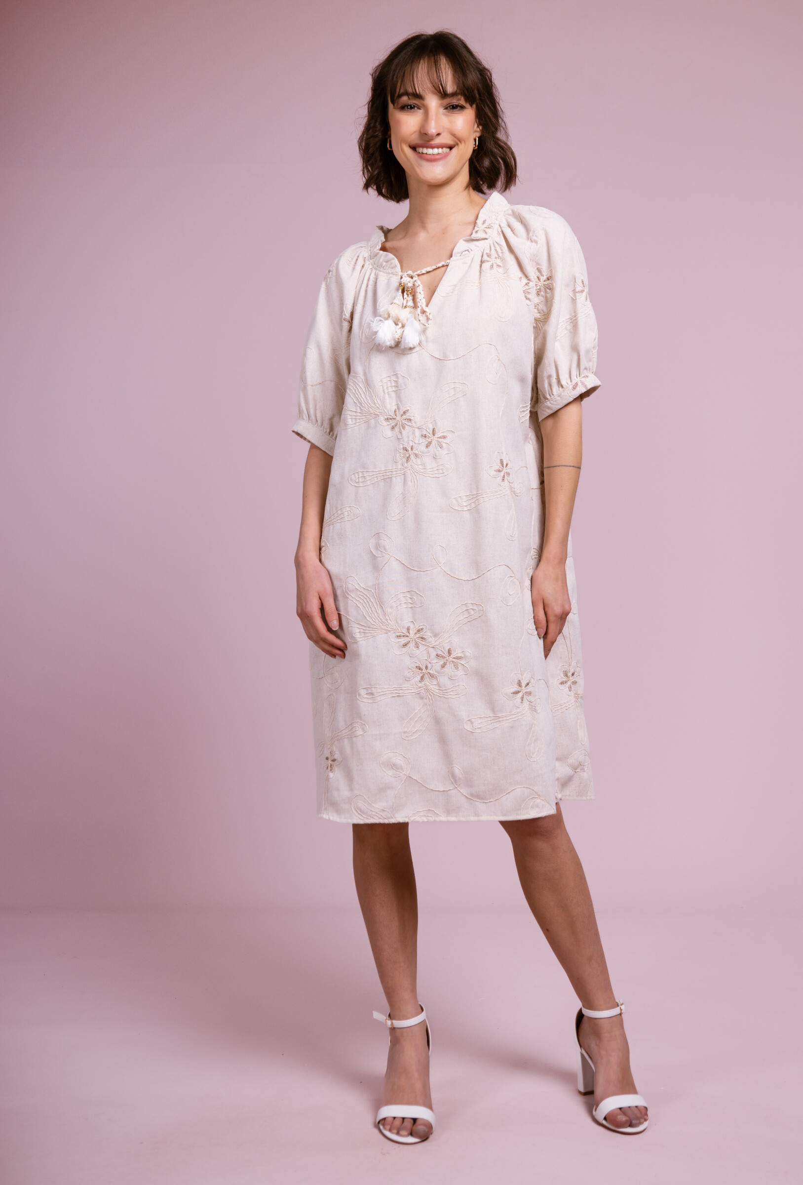 Wholesaler Cherry Paris - Flora embroidered dress