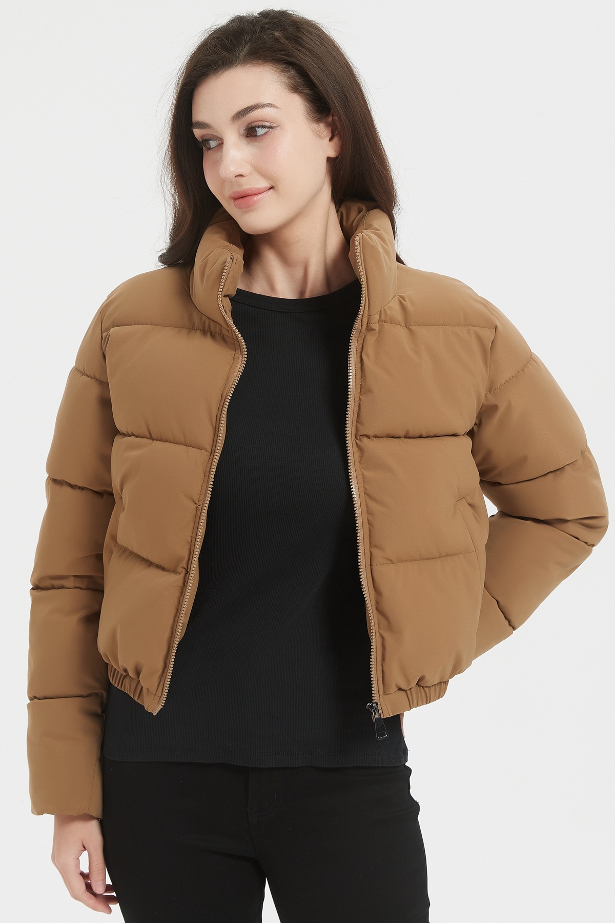 Großhändler CHEVERY - Kurze Damen-Daunenjacke