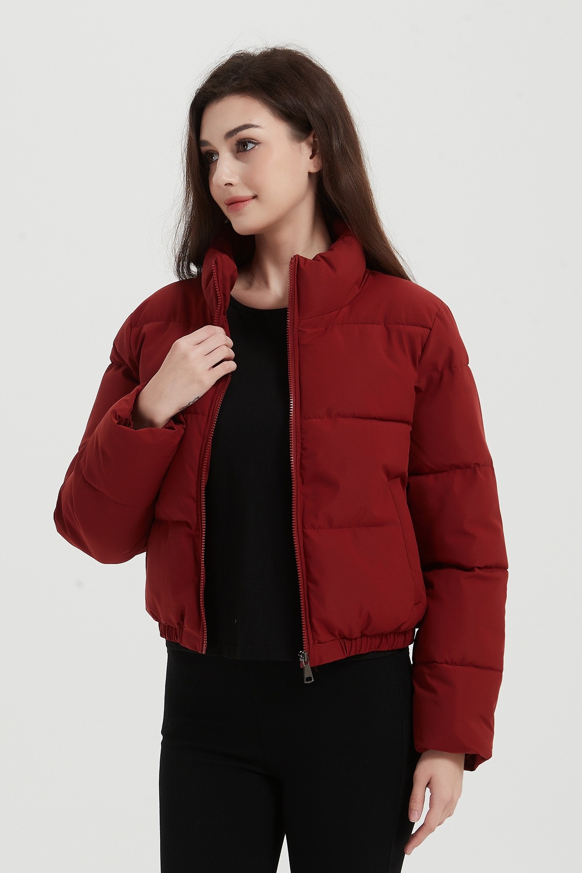 Wholesaler CHEVERY - Women's short puffer jacket