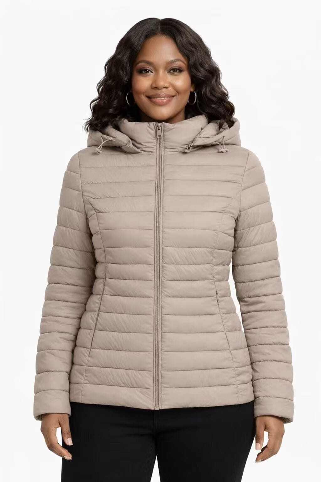 Wholesaler CHEVERY - Lightweight down jacket with removable hood for women