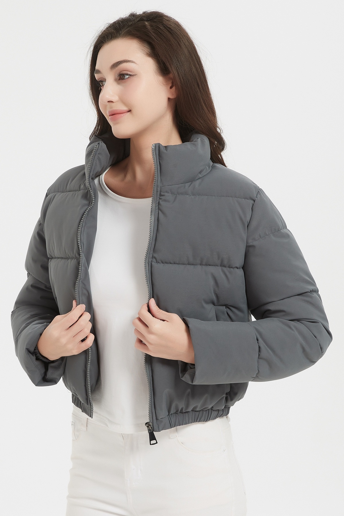 Großhändler CHEVERY - Kurze Damen-Daunenjacke