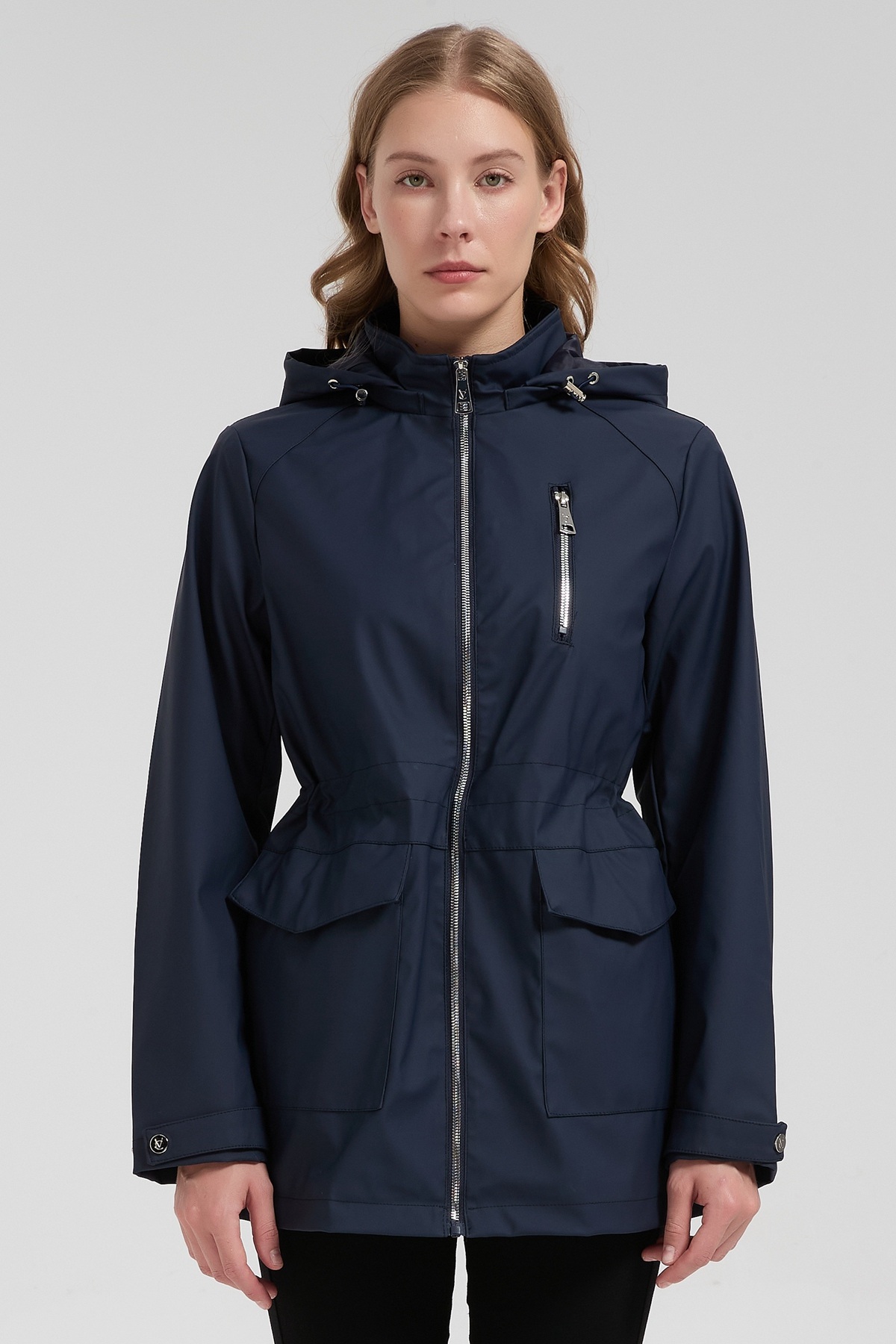 Mayorista CHEVERY - Parka impermeable con capucha para mujer