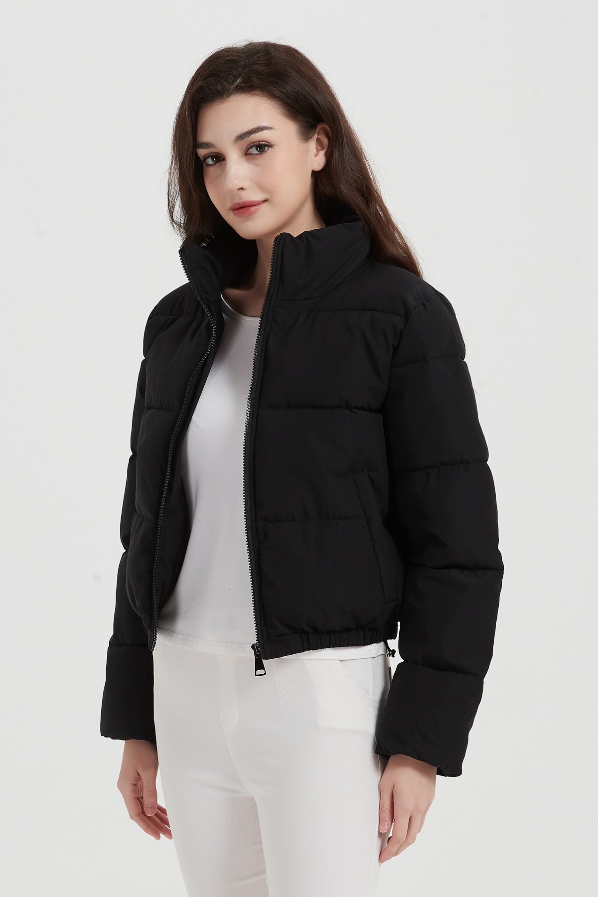 Wholesaler CHEVERY - Women's short puffer jacket