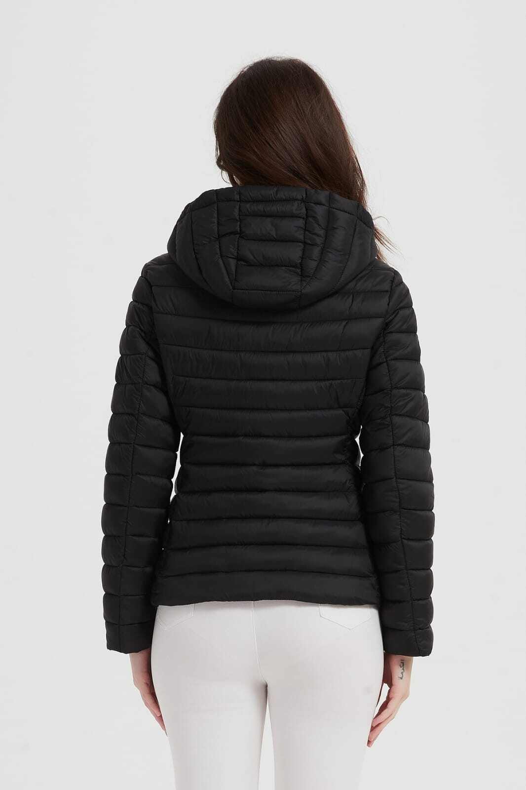 Wholesaler CHEVERY - Lightweight puffer jacket with removable hood for women