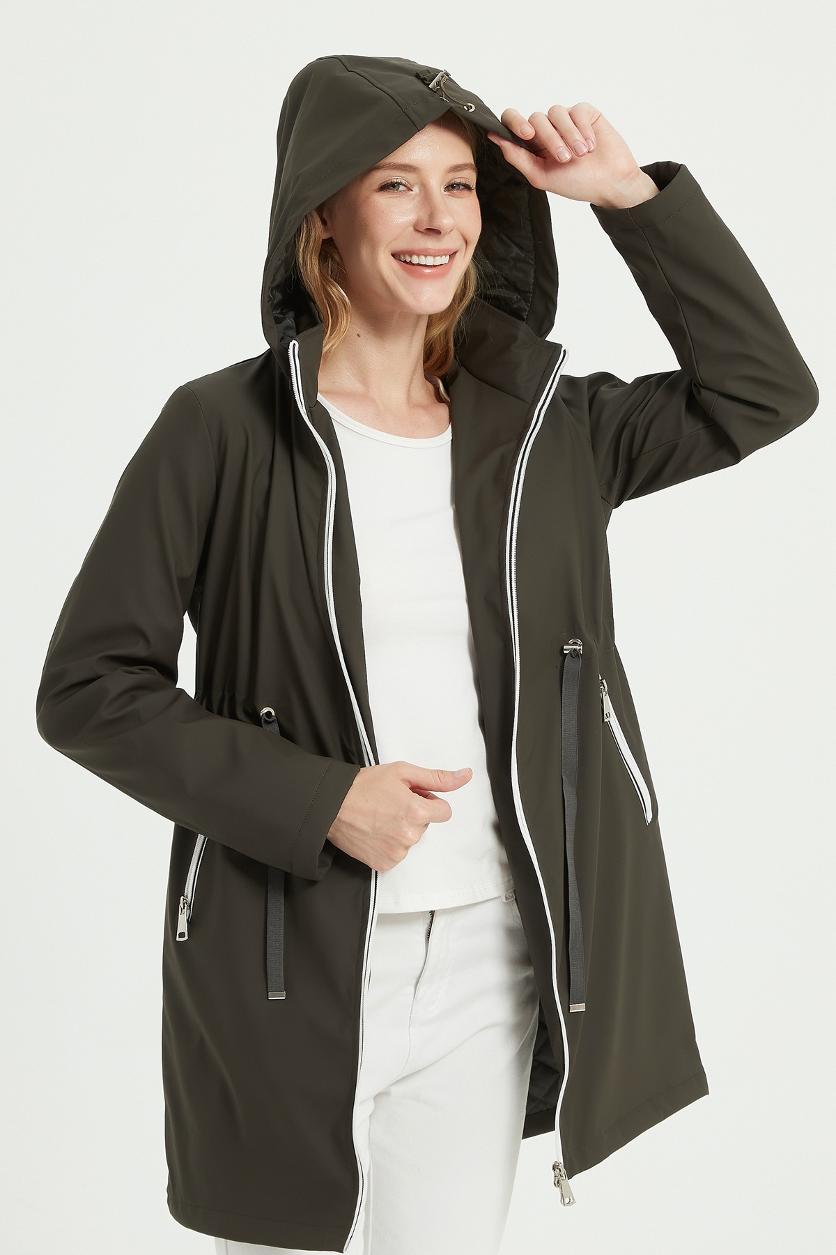 Grossista CHEVERY - Parka impermeabile da donna