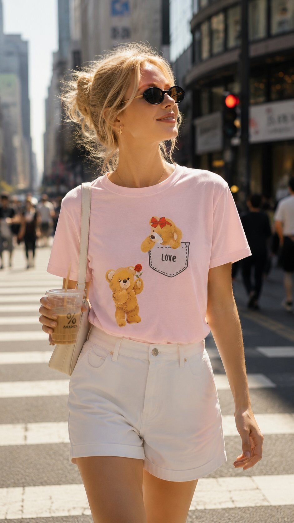Mayorista CHEVERY - Camiseta de mujer “Love Teddy”