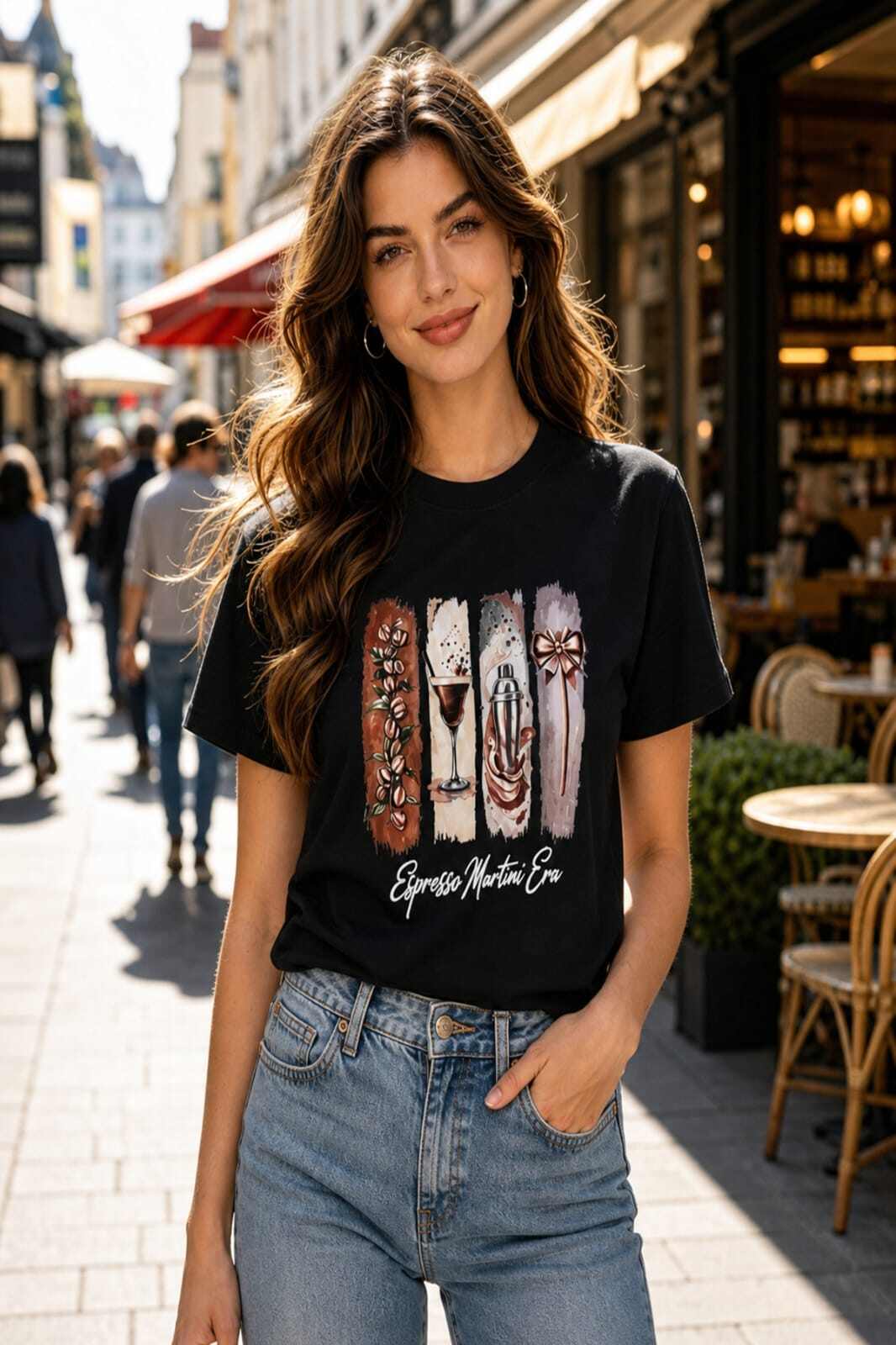Mayorista CHEVERY - Camiseta de mujer “Espresso Martini Era”
