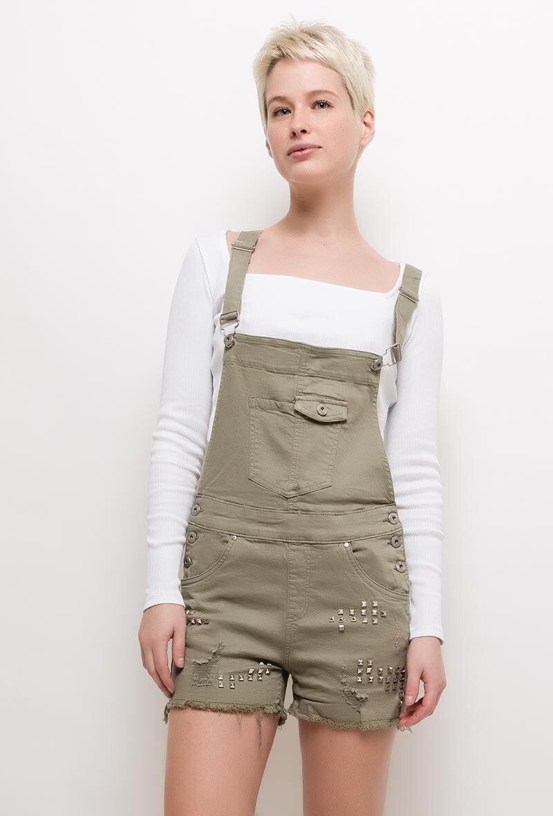 Wholesaler Chic Shop - Studded dungaree